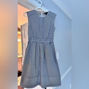 Striped Black and White Dress